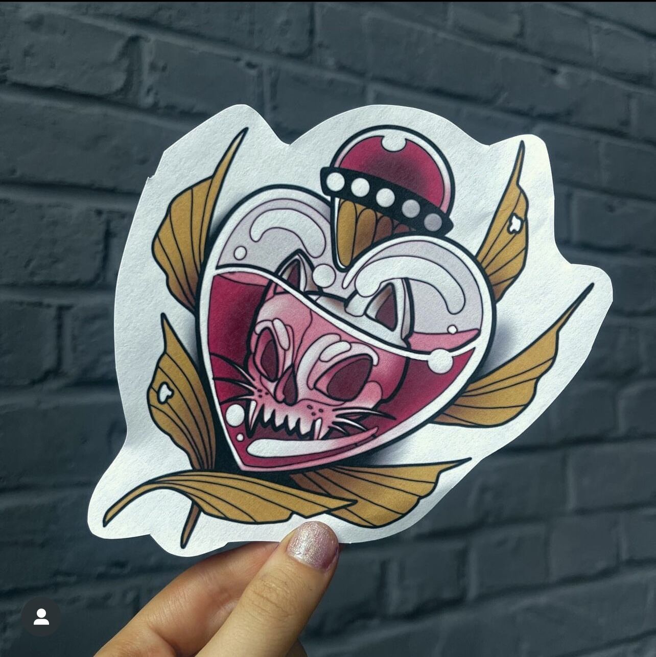 Flash tattoo Cacticami