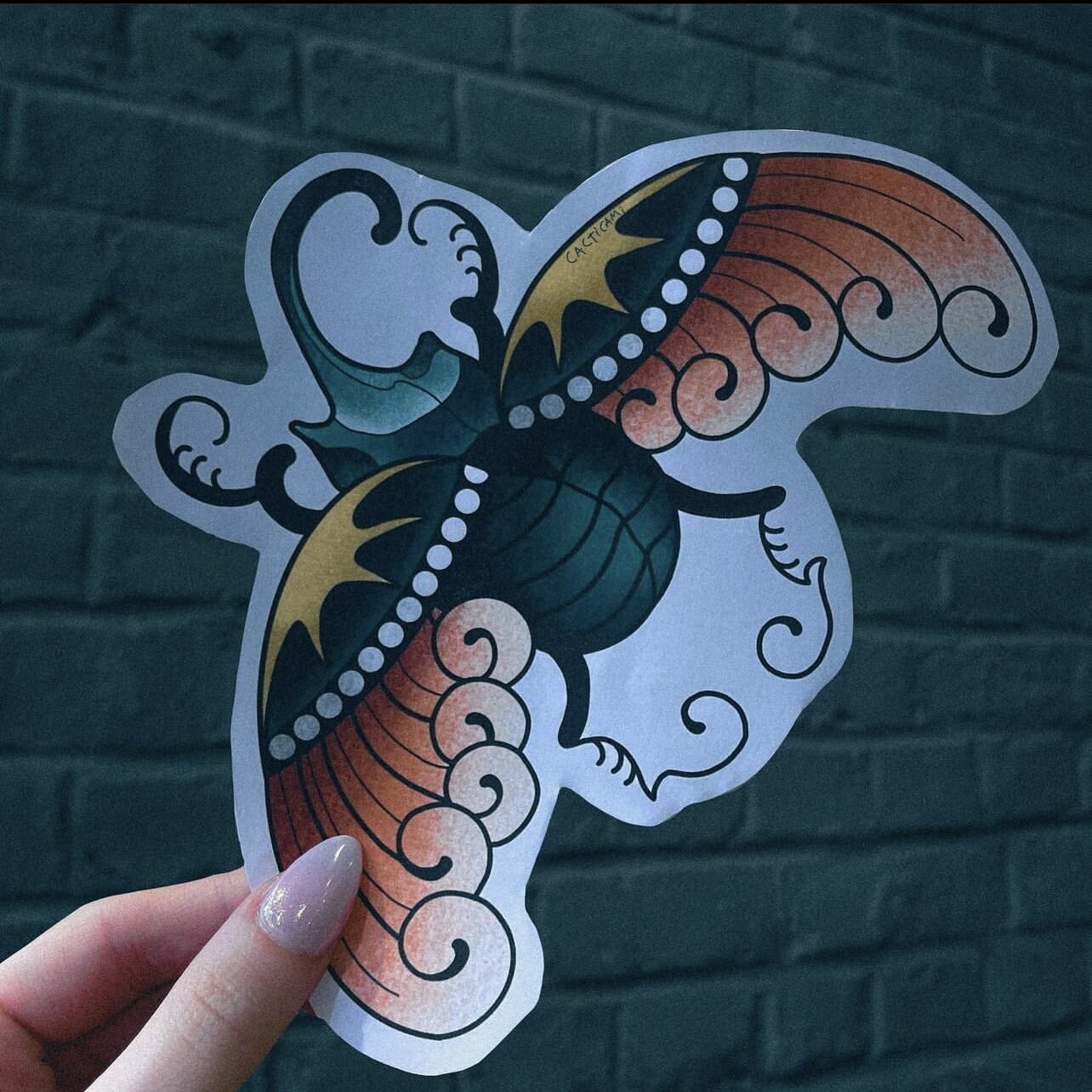 Flash tattoo Cacticami